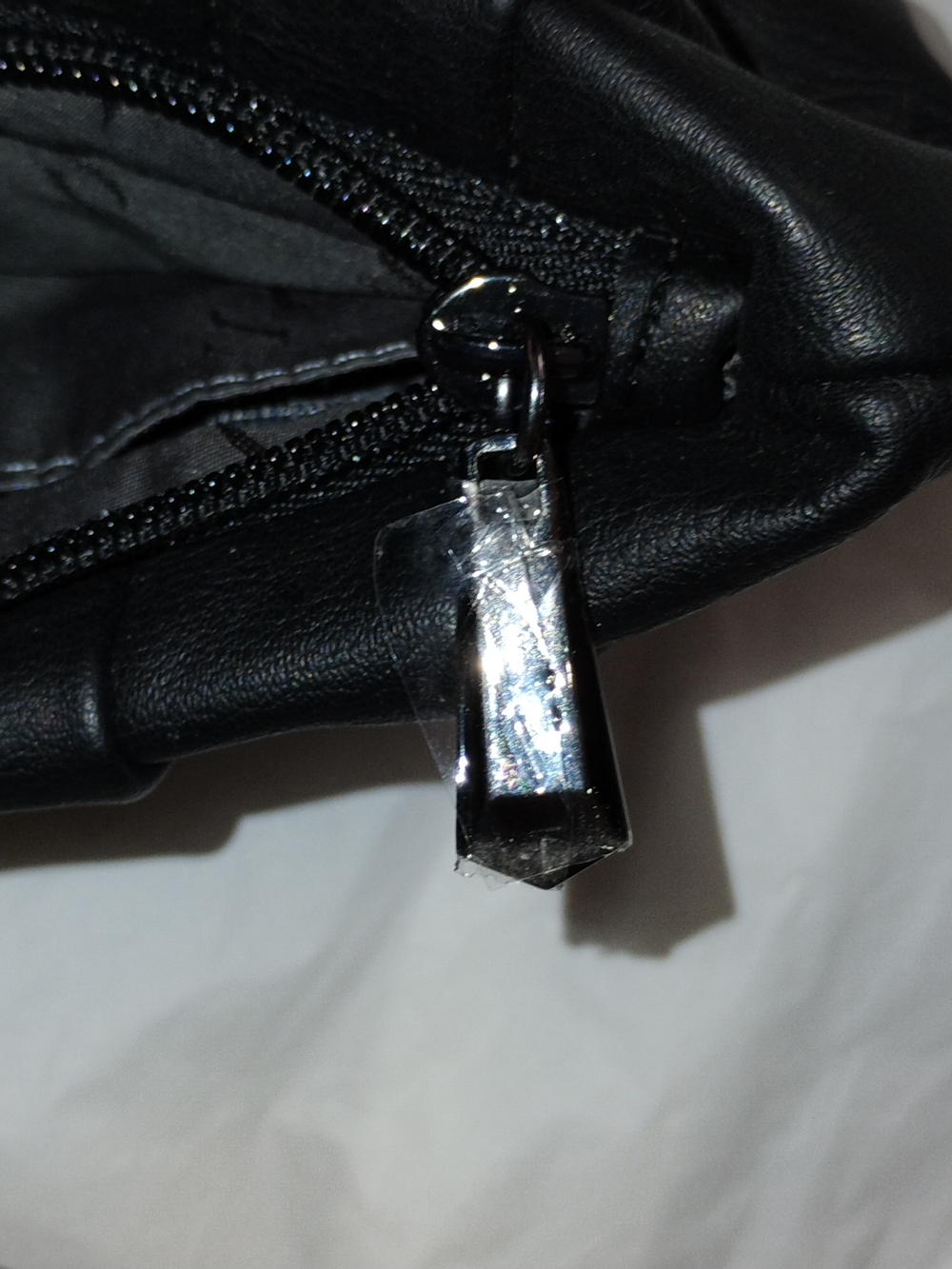 Simply Vera Vera Wang Black Pleated Wristlet - Picture 4 of 4